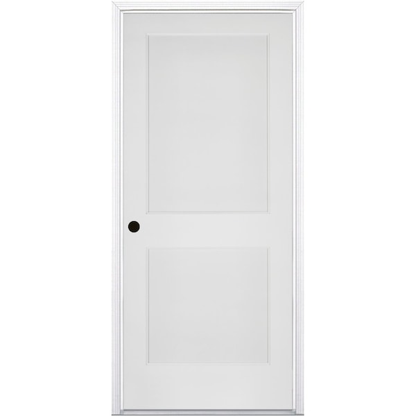 Trimlite Primed 2Panel Interior Flat Panel Ovolo Bead 20 Min Fire Rated 71/4" RH Prehung 2668134PRI808220MRH15M714 - main